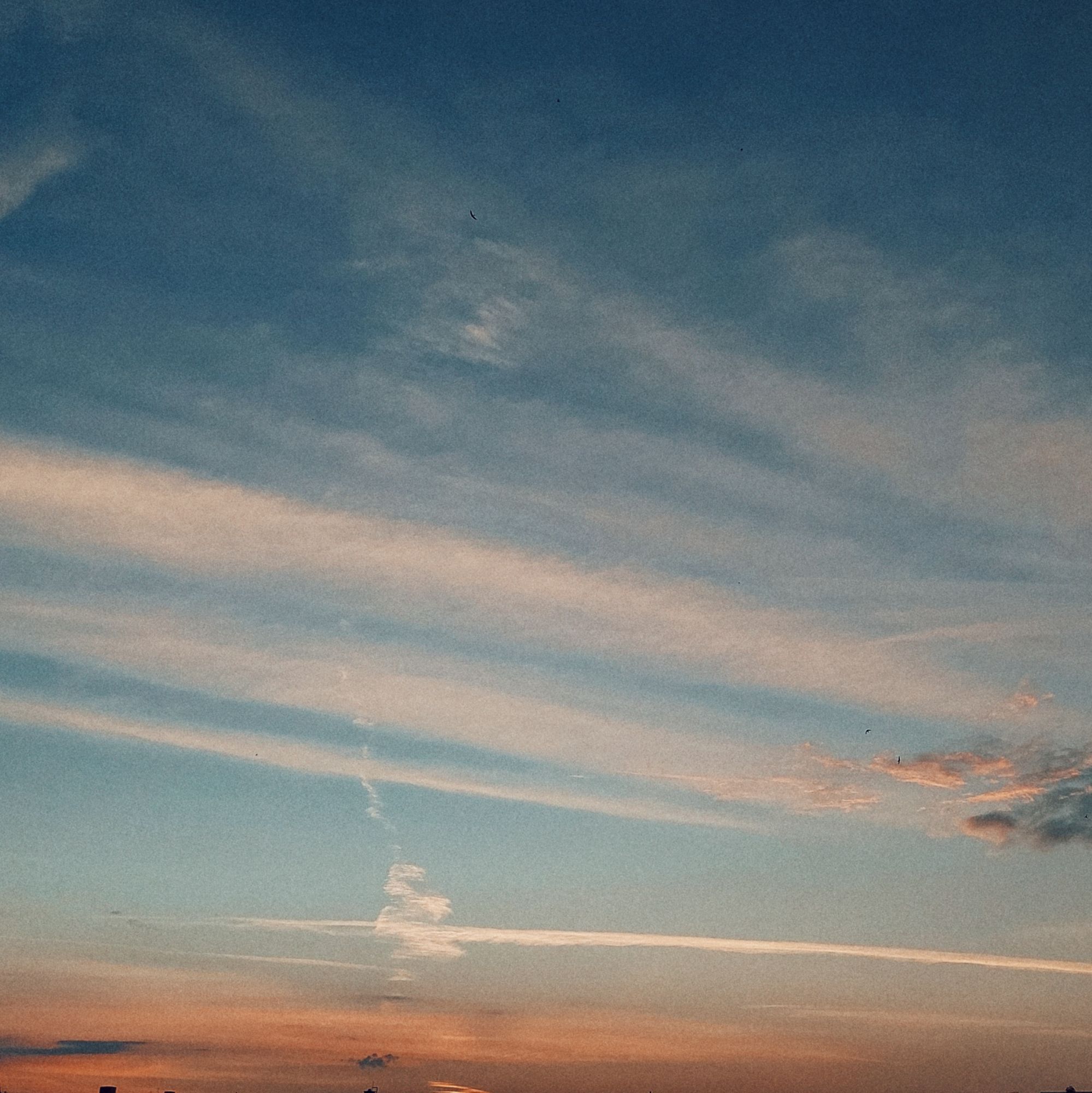Pastellfarbener Sonnenaufgang. 