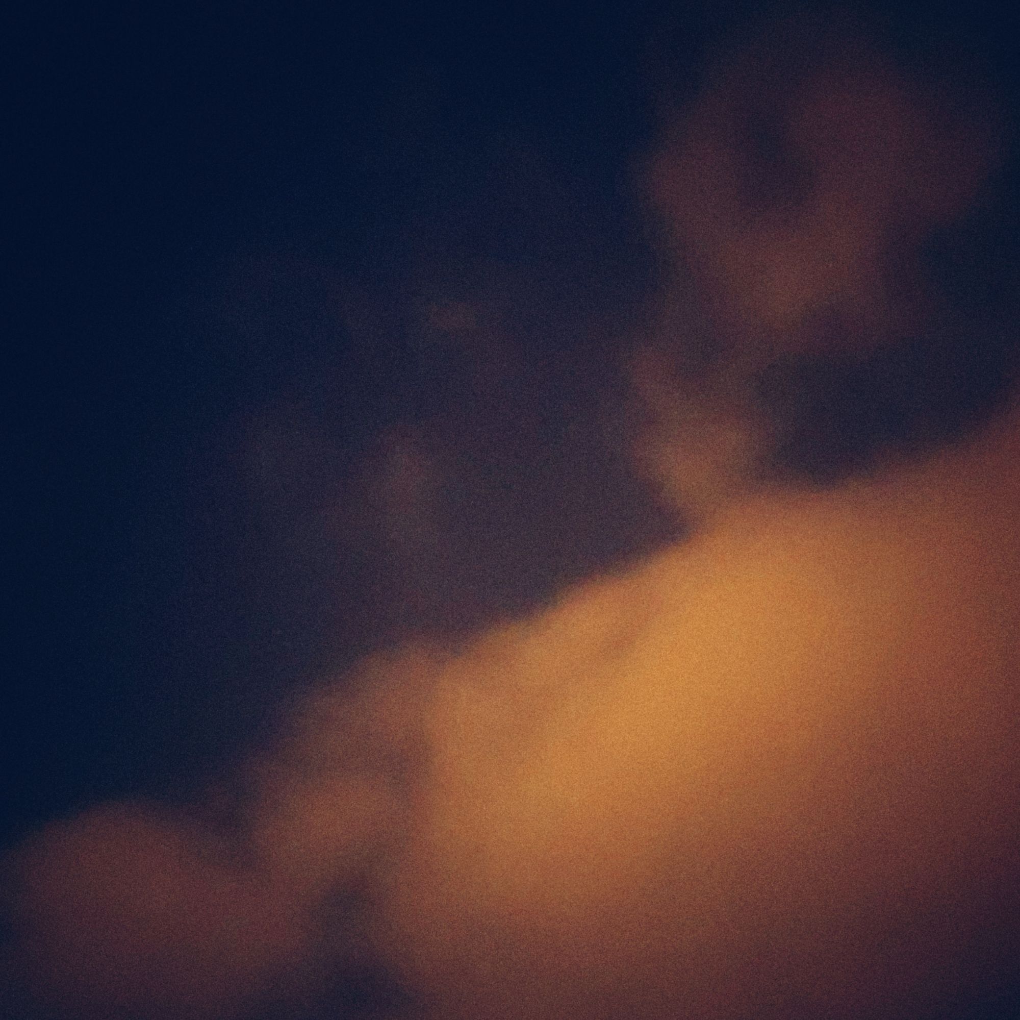 Nocturnal clouds on a dark sky.